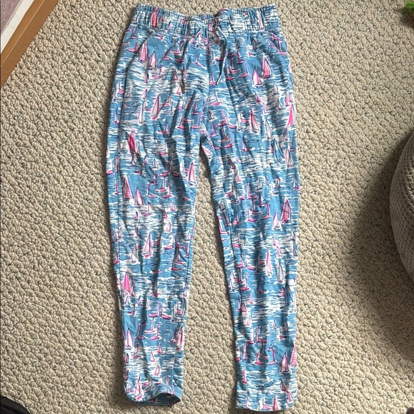 Lilly Pulitzer Sailboat Print Pants - Picture 1 of 4
